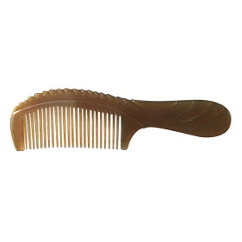 Lược Chải Tóc Sừng Trâu Cao Cấp L38 Chuôi Khứa Dài 16,5cm x ,5cm
