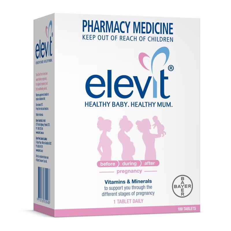 Bổ trợ dinh dưỡng Elevit 100 Viên – Healthy Baby Healthy Mum nhập khẩu