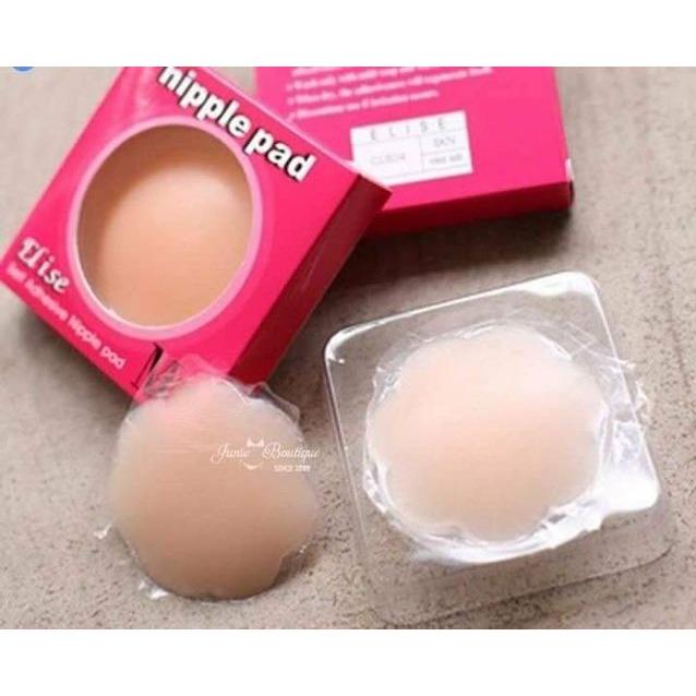 Hộp 2 miếng dán nhũ hoa silicon nipple pad vỏ hộp đỏ