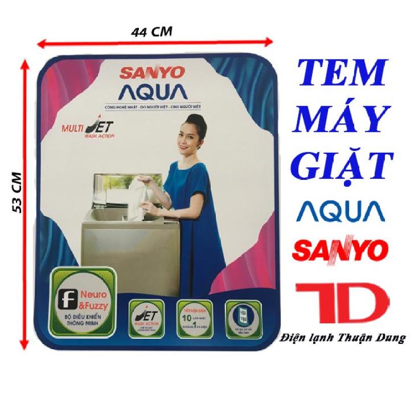 Bảng giá TEM DÁN MÁY GIẶT SANYO + TẶNG KÈM BĂNG KEO 2 MẶT Điện máy Pico