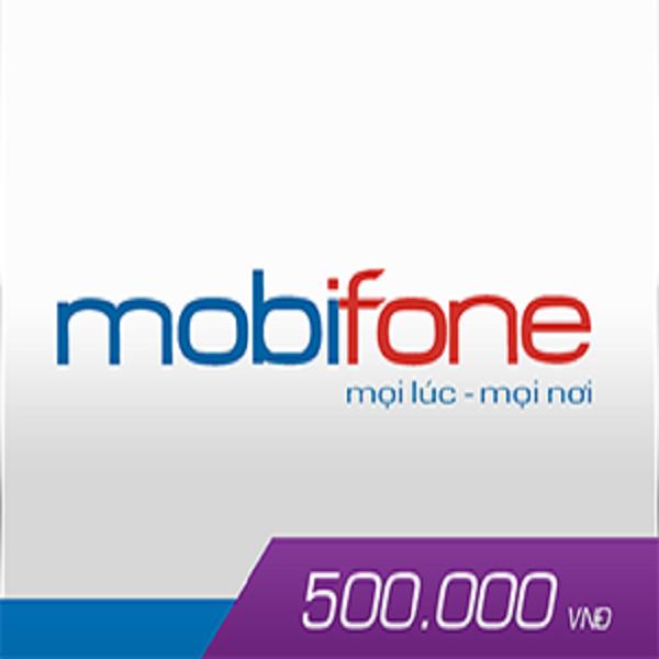 Thẻ cào mobifone 500.000 vnđ & phí chuyển