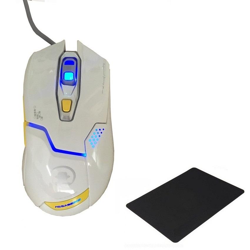 Chuột game thủ có dây Assassins Hacker AM8000 và tặng Miếng lót chuột