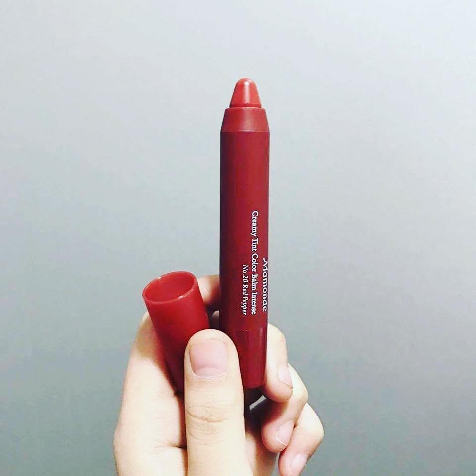 [6-11/12 VOUCHER GIẢM 8%]Son Bút Chì MamondeTint Color Balm Intense #20 Red Apple