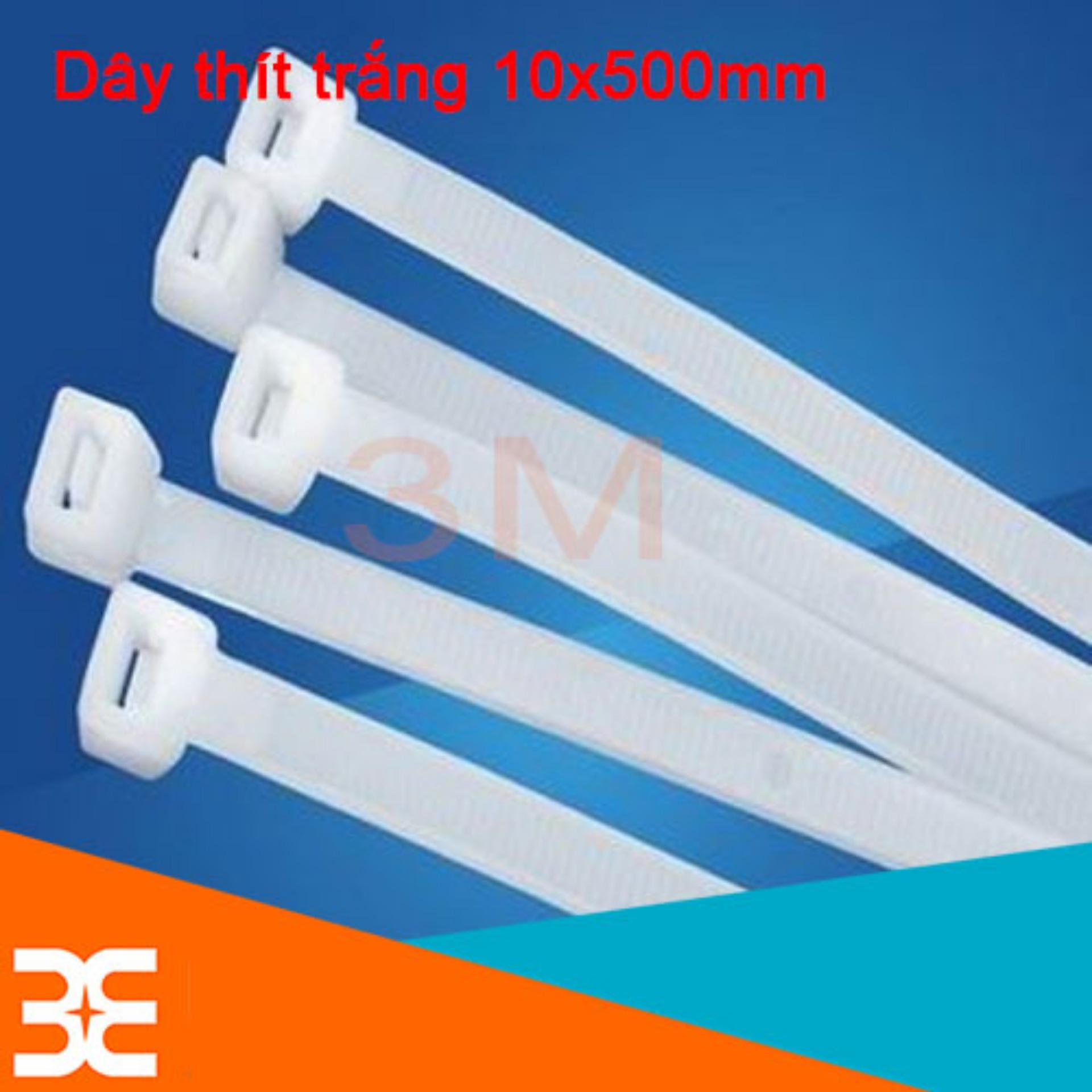 Gói 100 Dây buộc nhanh, dây thít loại Siêu To Dài 10x500mm