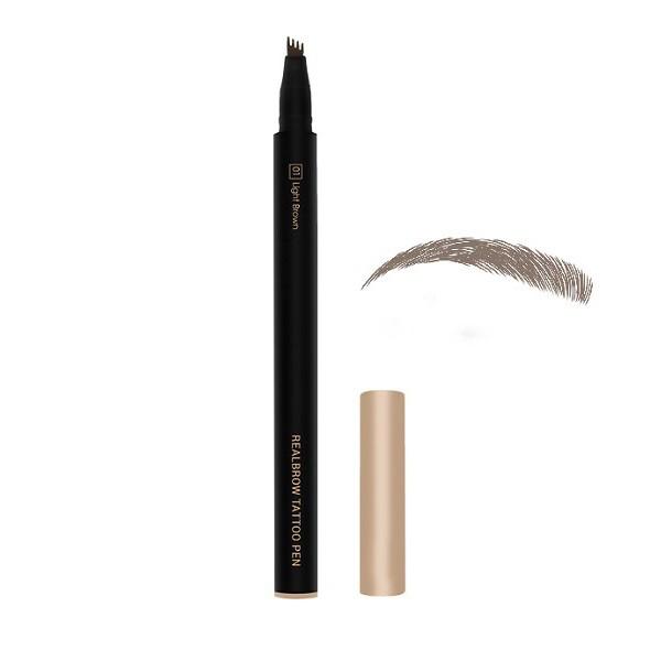 [HCM]Bút nước vẽ lông mày Vacosi Realbrow Tattoo Pen-05 xám đen