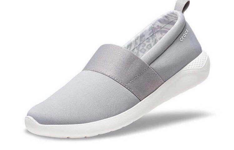 Giày Cross. Literide Slipon màu ghi cho nữ