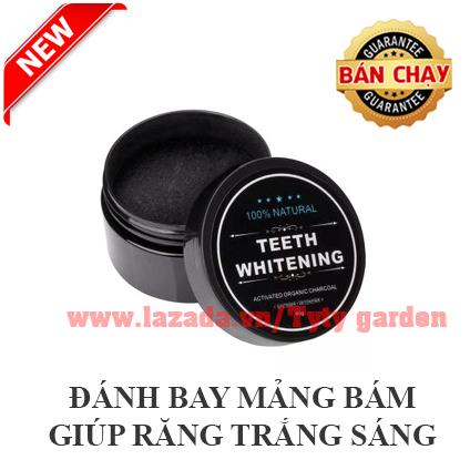 Bột tẩy trắng răng than hoạt tính teeth whitening - 30g