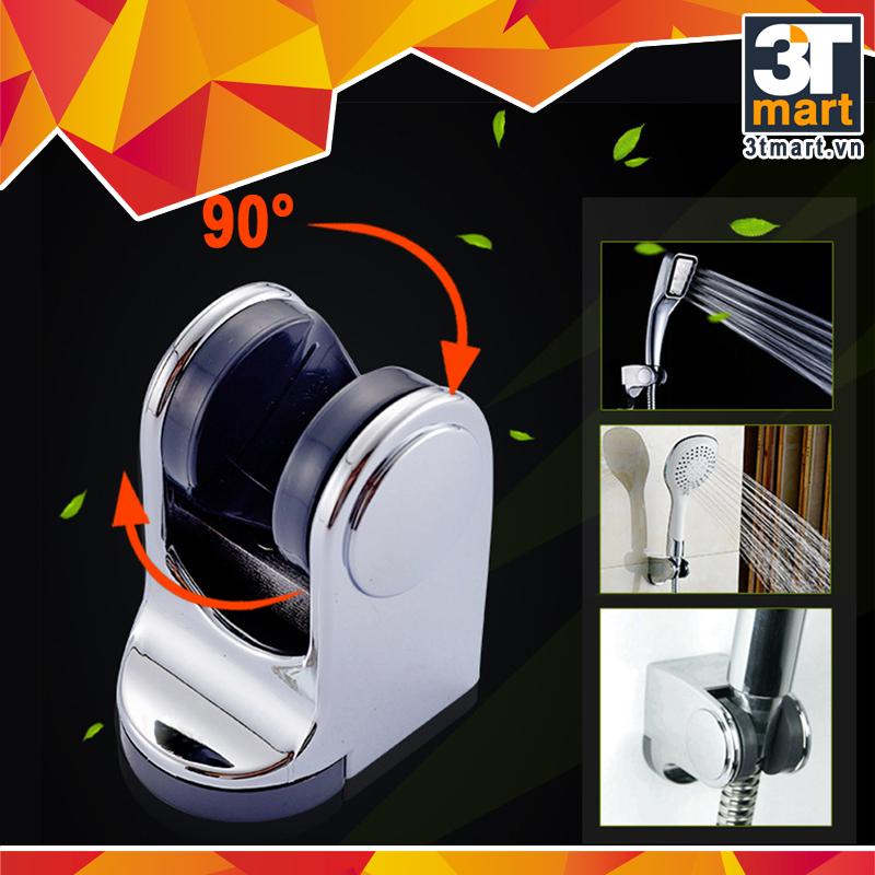 Đế cài tay sen và vòi xịt vệ sinh xoay 90° CMON DC-01