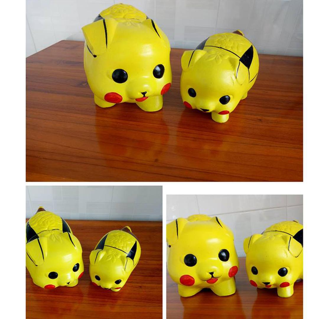 Quà tặng Heo Đất, Lợn Đất Tiết Kiệm 3D - Size Nhỏ dài 12cm - Quà tặng sinh nhật