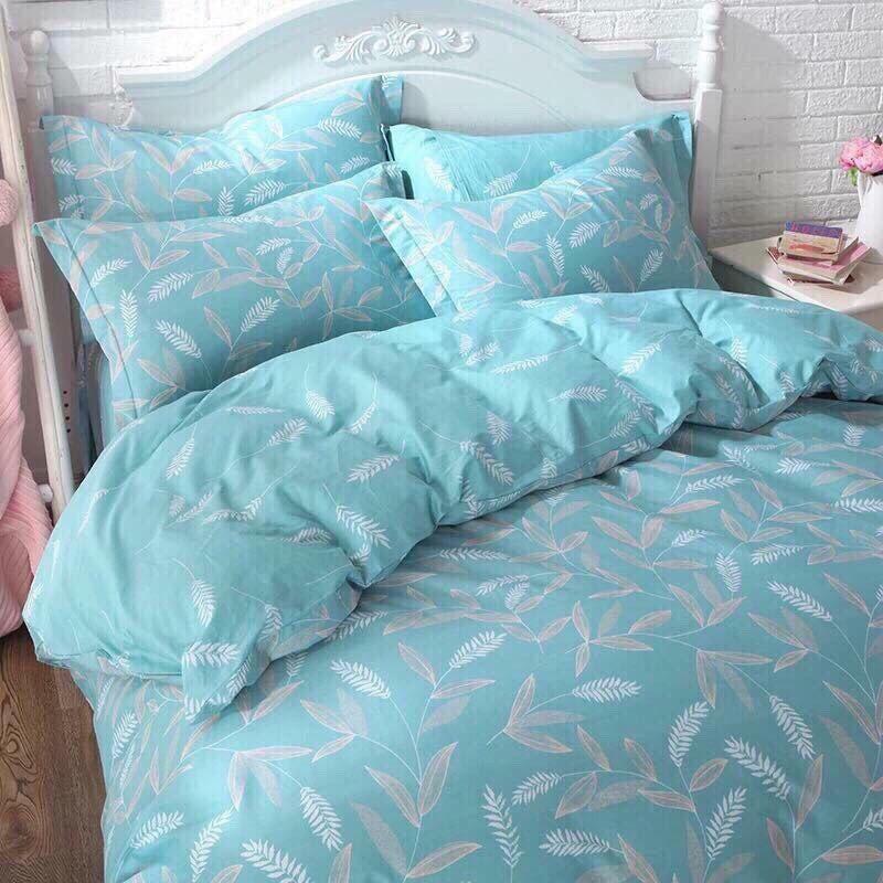 [ MIỄN PHÍ VẬN CHUYỂN ]-BỘ CHĂN GA GỐI KẺ LÁ LÚA.