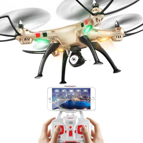 Flycam Syma X8HW Thế Hệ Mới, Camera 2.0MP, Tích Hợp Chế Độ Giữ Độ Cao Vượt Trội, Truyền Trực Tiếp Qua Điện Thoại