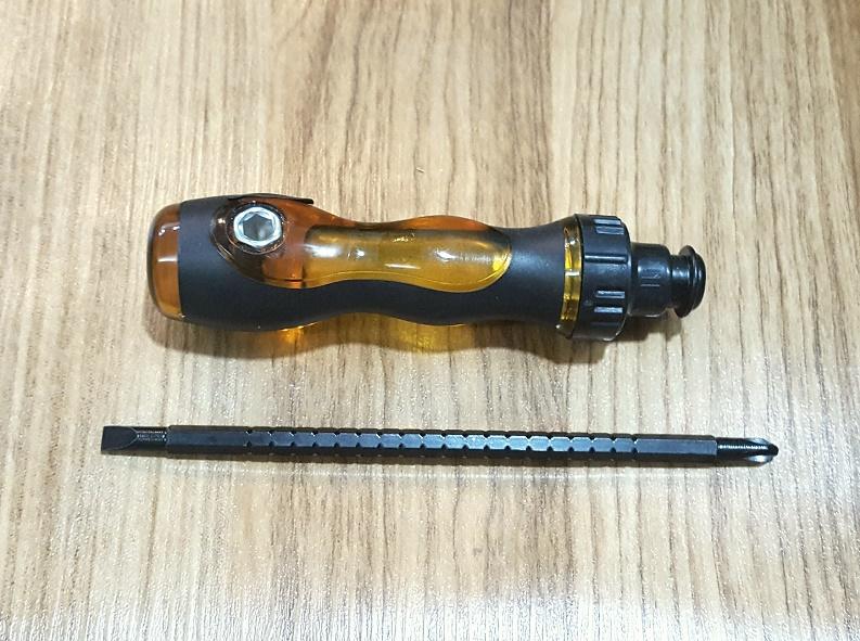 [HCM]Tua vít 2 đầu tăng độ dài tự động cán tăng lực thép - Xoay cổ chỉnh răng