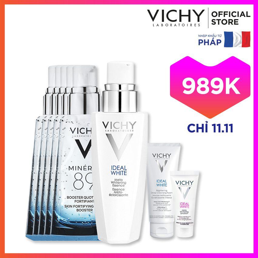 Bộ sản phẩm trắng da giảm thâm nám Vichy Ideal White Essence 30ML