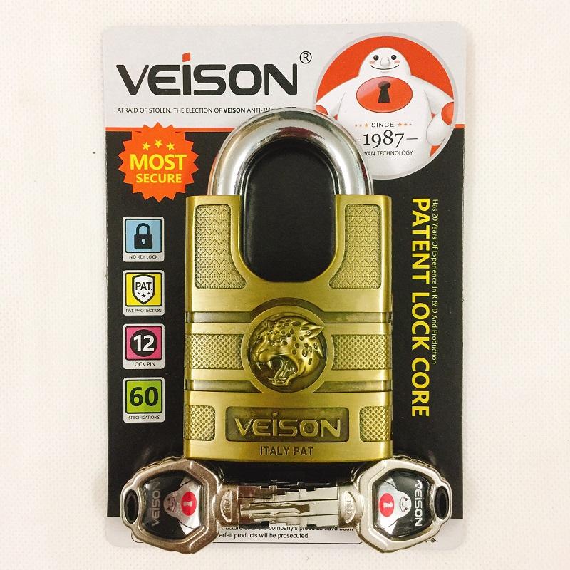 Ổ KHÓA CHỐNG CẮT 60MM VEISON 4 CHÌA, KHÓA CỬA, KHÓA NHÀ, KHÓA CHỐNG TRỘM