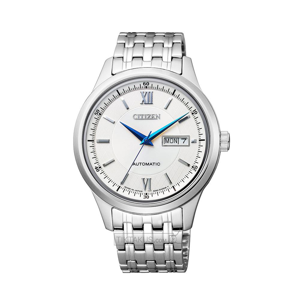 Đồng hồ nam dây thép không gỉ Citizen Automatic NY4051-51A đường kính mặt 40mm, 5ATM, kính Sapphire, loại máy Automatic