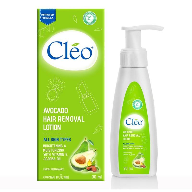 Lotion Tẩy Lông Cleo Avocado 90ml Hair Removal Lotion All Skin Types tốt nhất