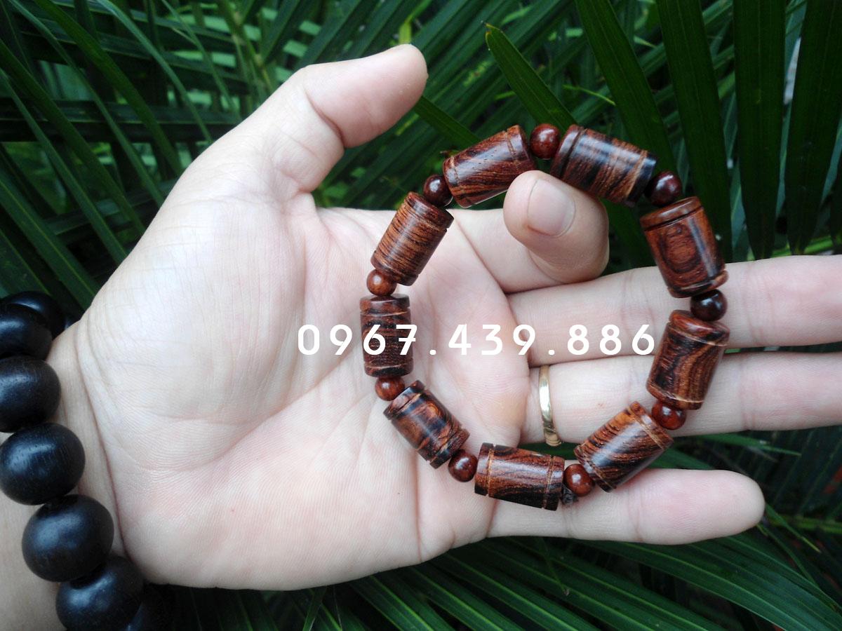 Vòng tay gỗ sưa dây đốt trúc 10ly