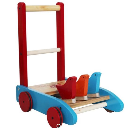 Xe tập đi gỗ hình con gà đáng yêu cho bé mã 02