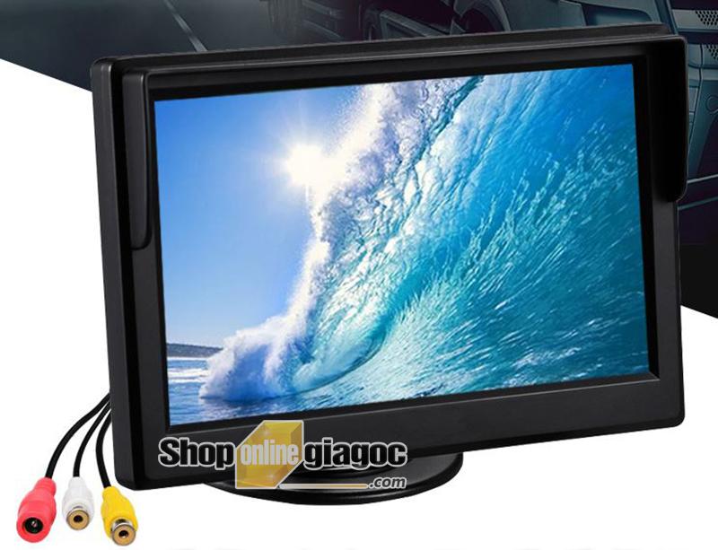 Màn Hình LCD Ô Tô 5 Inch HD 2 Cổng AV Loại Đứng - 800x480 Pixcels