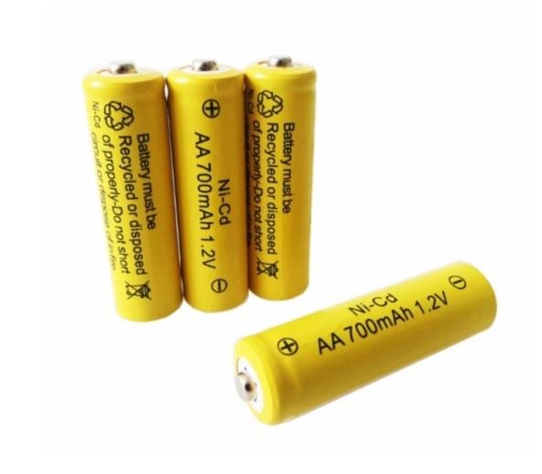 Bộ 4 viên pin tiểu sạc AA 700 mAh 1.2V