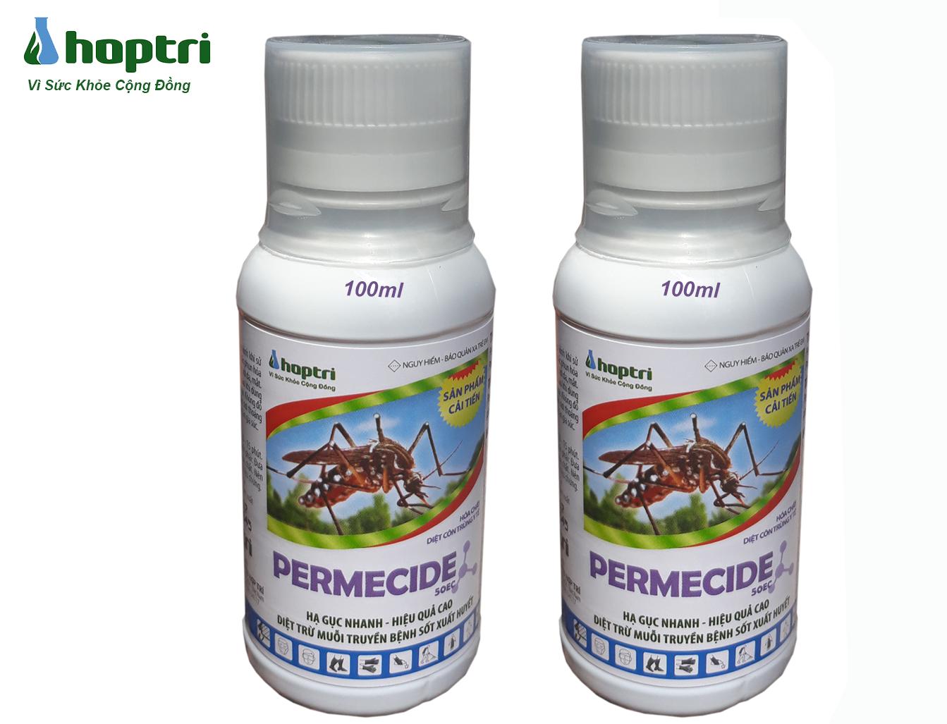 Bộ 2 chai thuốc diệt ruồi muỗi permecide 50ec