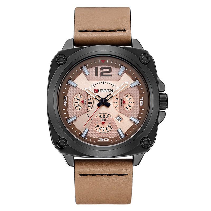 Đồng hồ nam curren xx06 dây da cao cấp cực cá tính