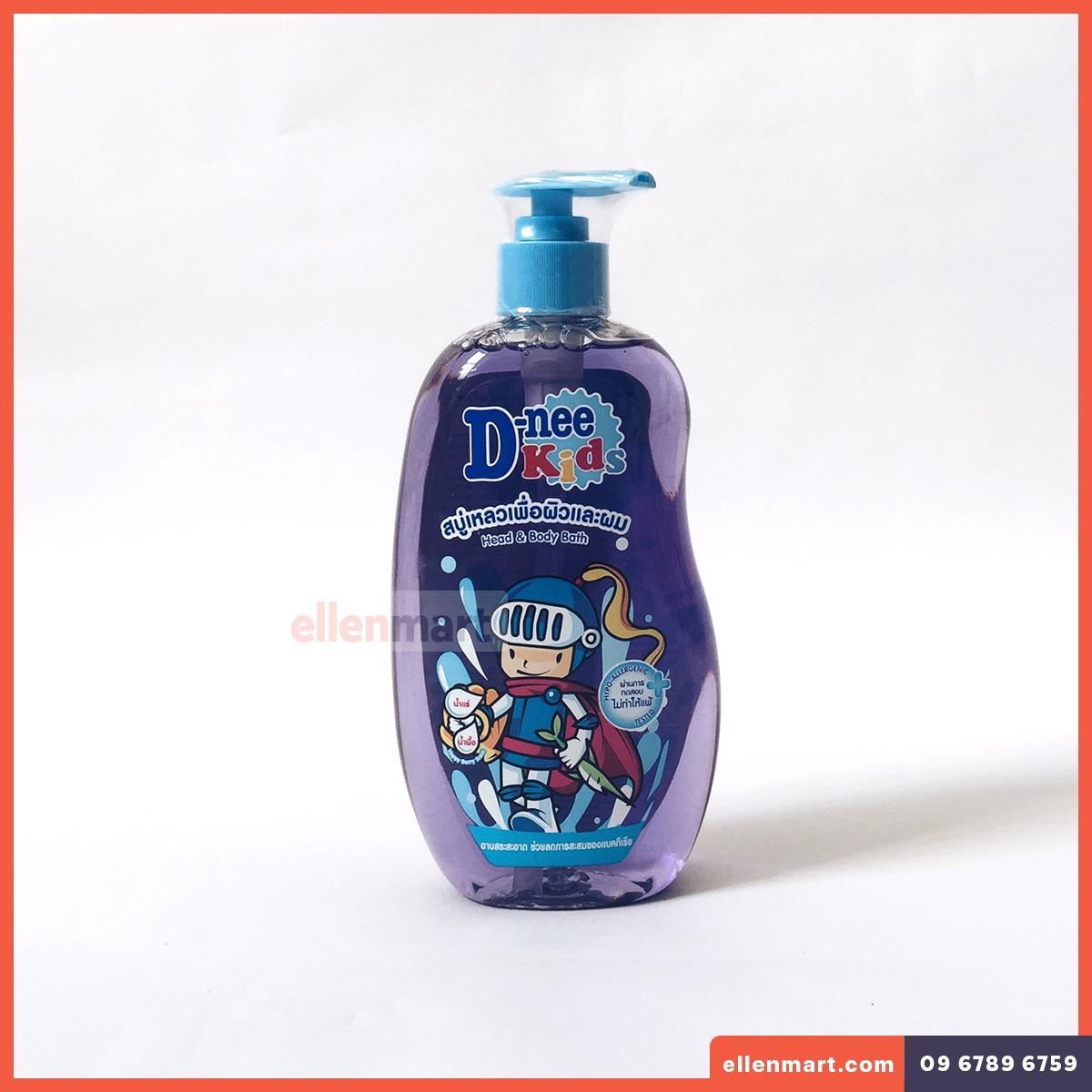 Sữa tắm gội toàn thân cho bé Dnee Kids