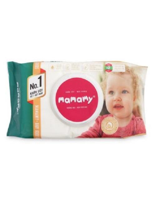 Khăn ướt Mamamy không mùi 100 tờ