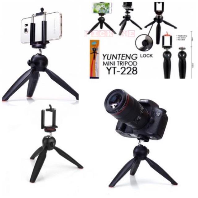 Giá đỡ đt máy ảnh 3 chân yunteng yt-228- vi tinh chấn hưng