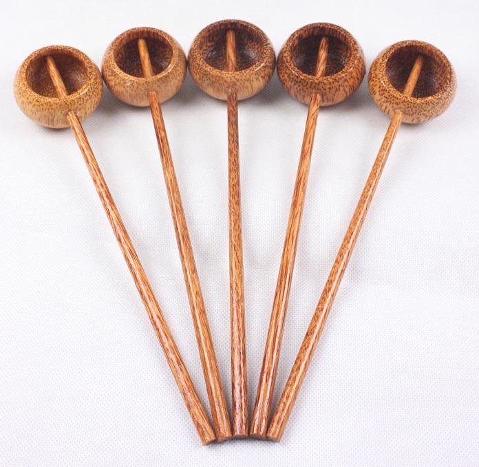 Combo 5 gáo dừa múc diệu tròn Lâm Nguyên