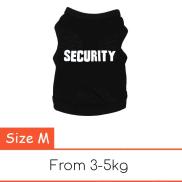Áo đồ cho thú cưng - Áo Security - Quần áo chó mèo 007 Size M