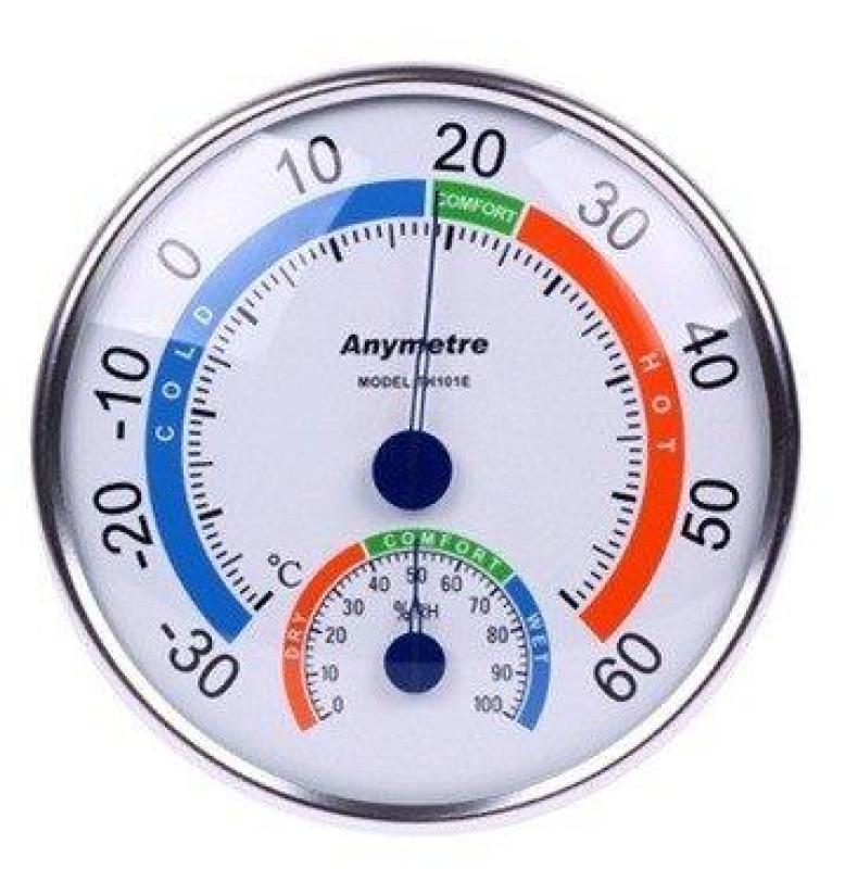 SIÊU HOT-Nhiệt ẩm kế,nhiệt kế kiểm tra nhiệt độ, độ ẩm trong nhà, ngoài trời,Nhiệt ẩm kế đo nhiệt độ phòng và ngoài trời Kilakichi TH101E 206523 - km
