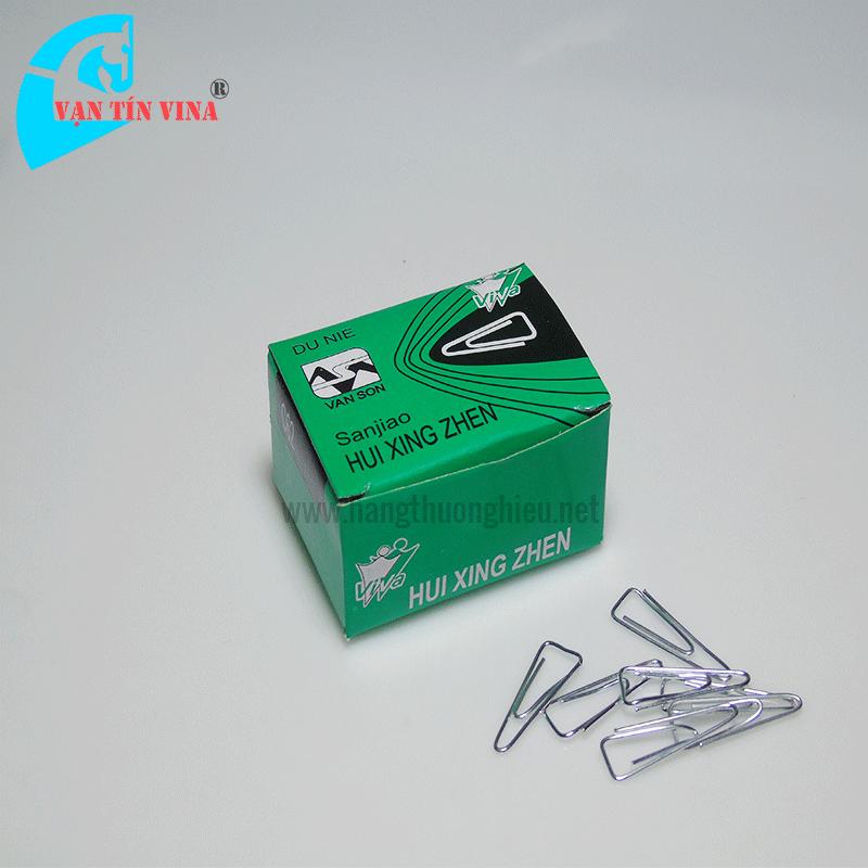 3 hộp Ghim kẹp giấy C62 màu bạc