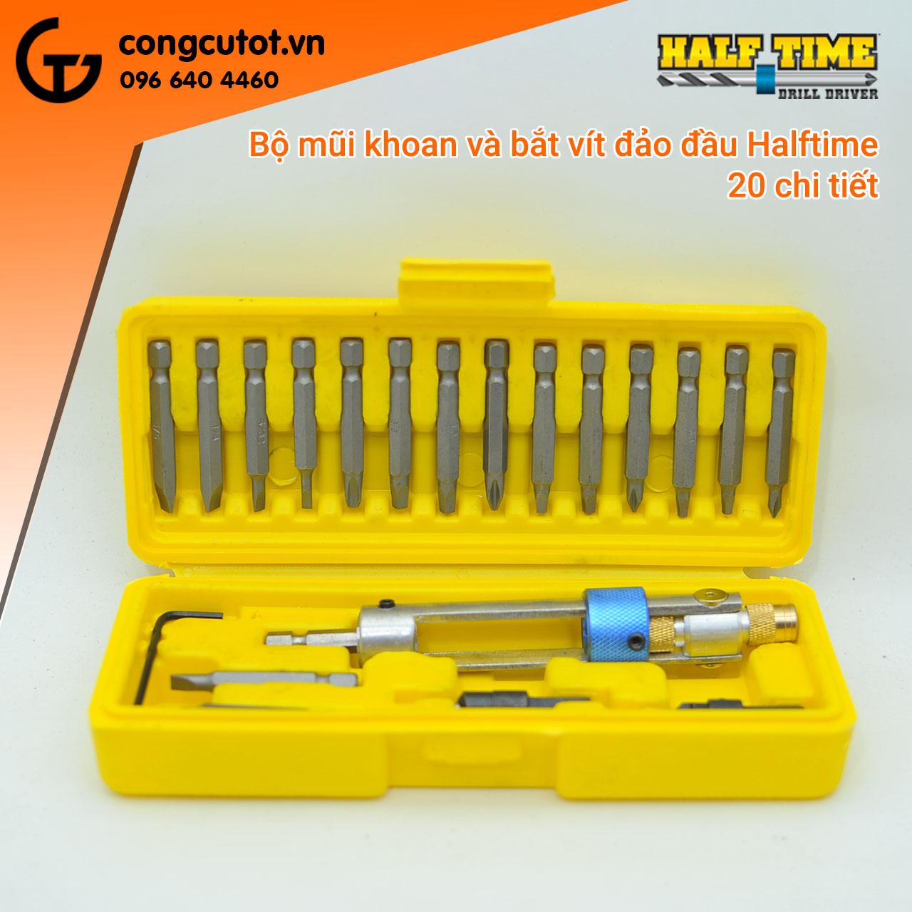 Bộ mũi khoan half time drill driver