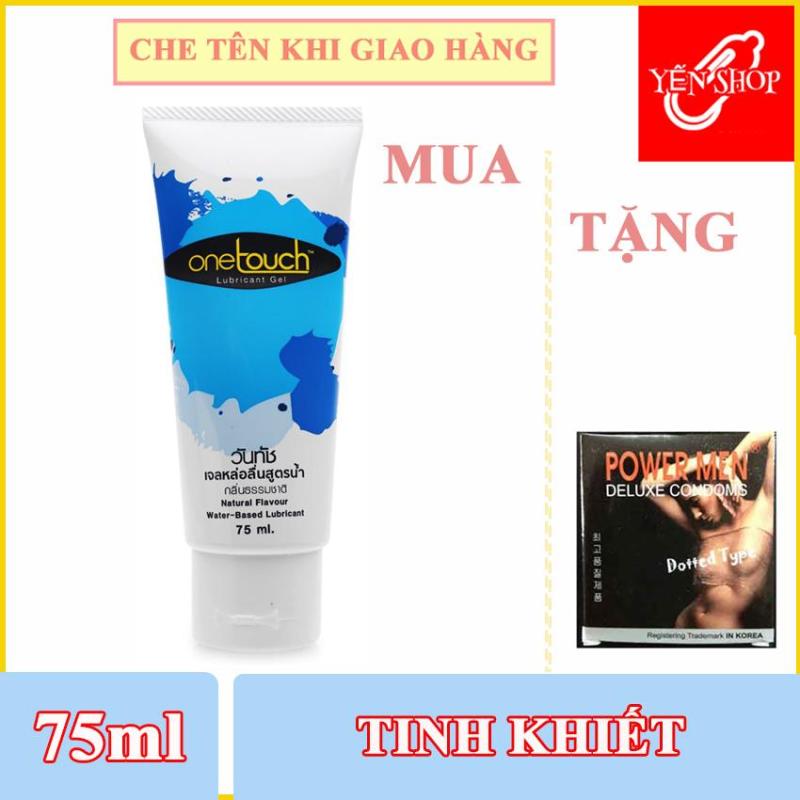 Gel bôi trơn gốc nước One Touch Thái Lan 75ml Tặng Bao gai 3c (YSGBT)