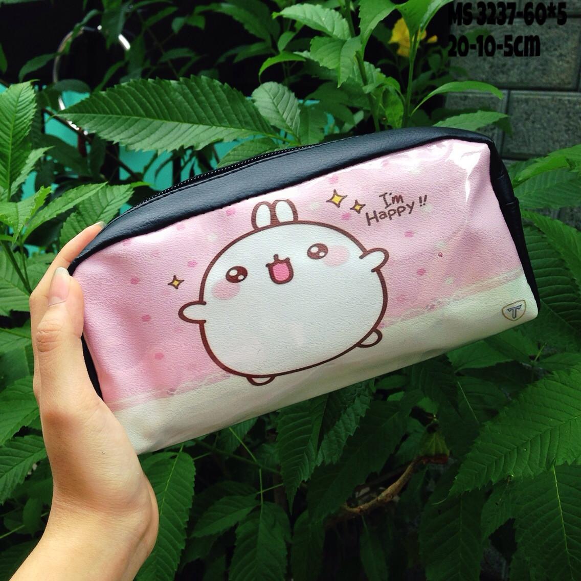 Bóp đựng bút viết hình molang
