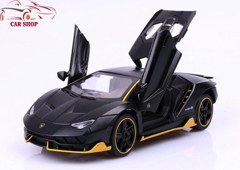 Mô hình oto siêu xe 1/32 Lamborgini-Miniauto 770-4 Đen