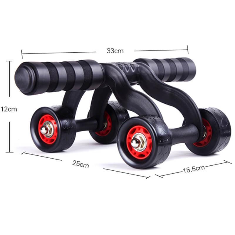 Con lăn tập bụng 4 bánh 