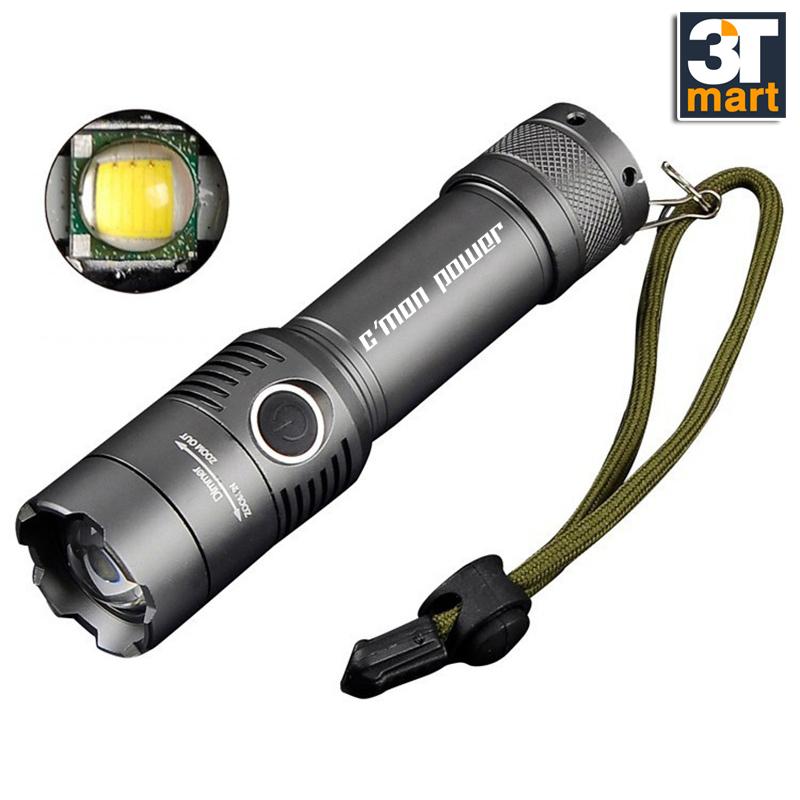 Đèn pin CMON POWER SECURITY T6 LED 10W 2000lm chiếu xa 500m