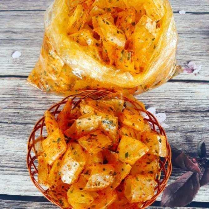 ☘️ ☘️ bánh tráng hành mỡ cuộn tép - 200g☘️ ☘️