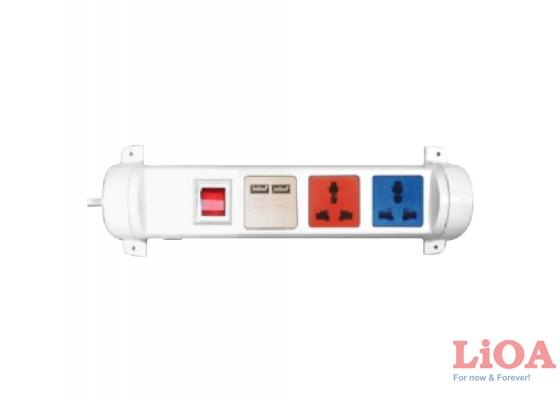 Ổ cắm kéo dài đa năng có cổng sạc usb 5v - 1a 3d32wnusb