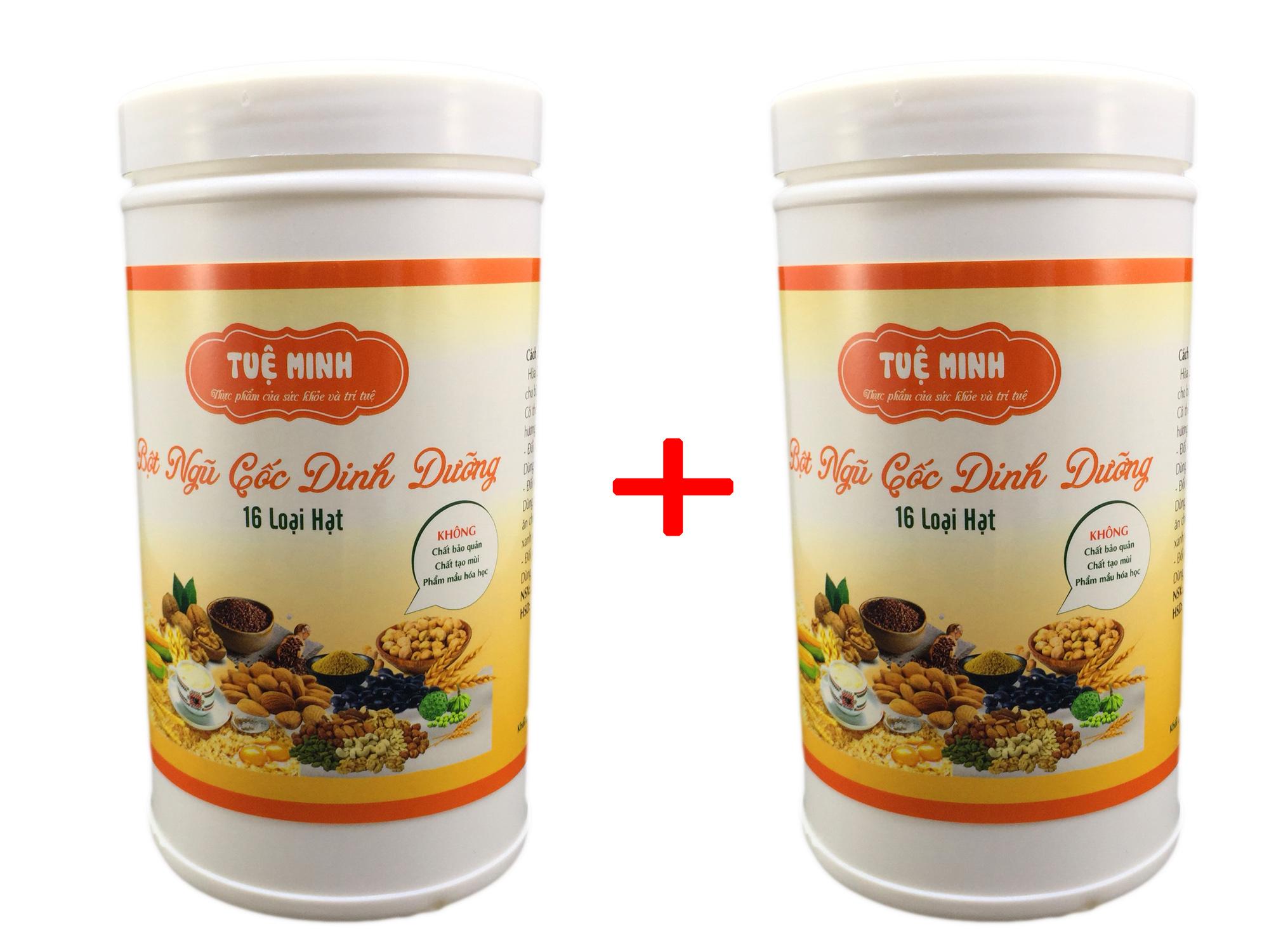 1 kg Bột ngũ cốc dinh dưỡng, tăng cân, giảm cân, lợi sữa Tuệ Minh – 16 loại hạt- Miễn phí vận chuyền