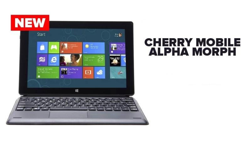 Cherry Mobile ALPHA MORPH 10.1 inch Windows 10 Pro bản quyền 2GB RAM 32GB chip Intel lõi tứ 1.83GHz