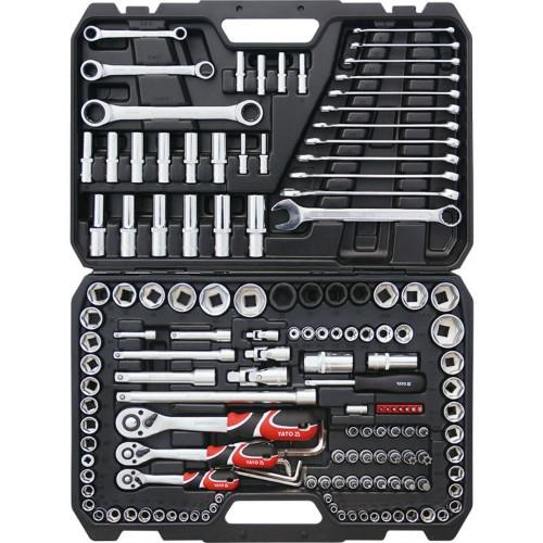 Bộ tuýp cờ lê tay vặn tổng hợp 150 chi tiết yato yt-38811