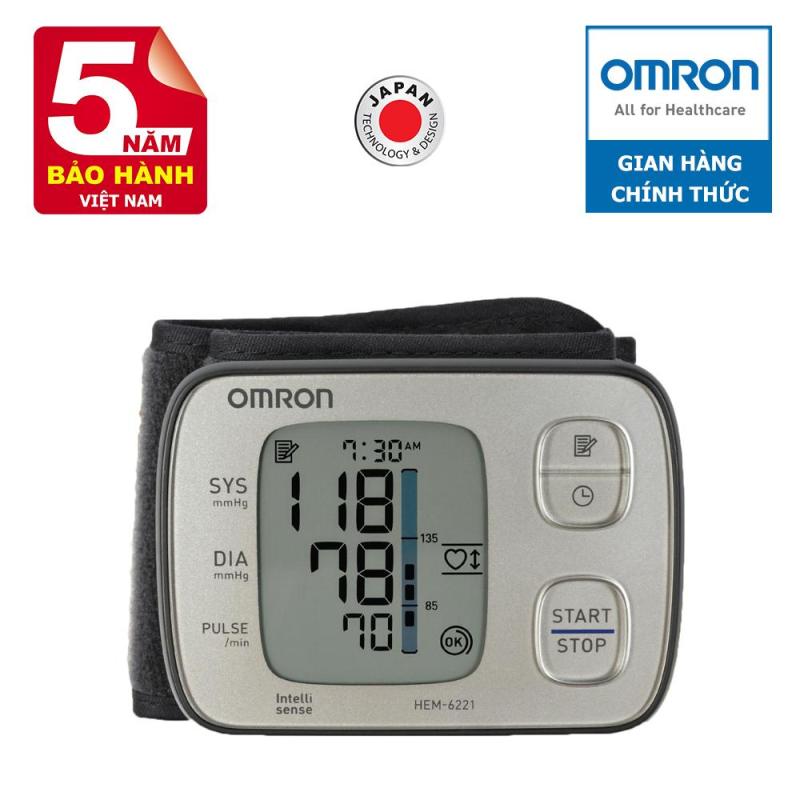 Máy đo huyết áp Omron HEM-6221-AP nhập khẩu