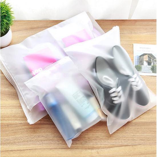 Combo 10 Túi đựng đồ trong suốt khóa zip 28x40cm