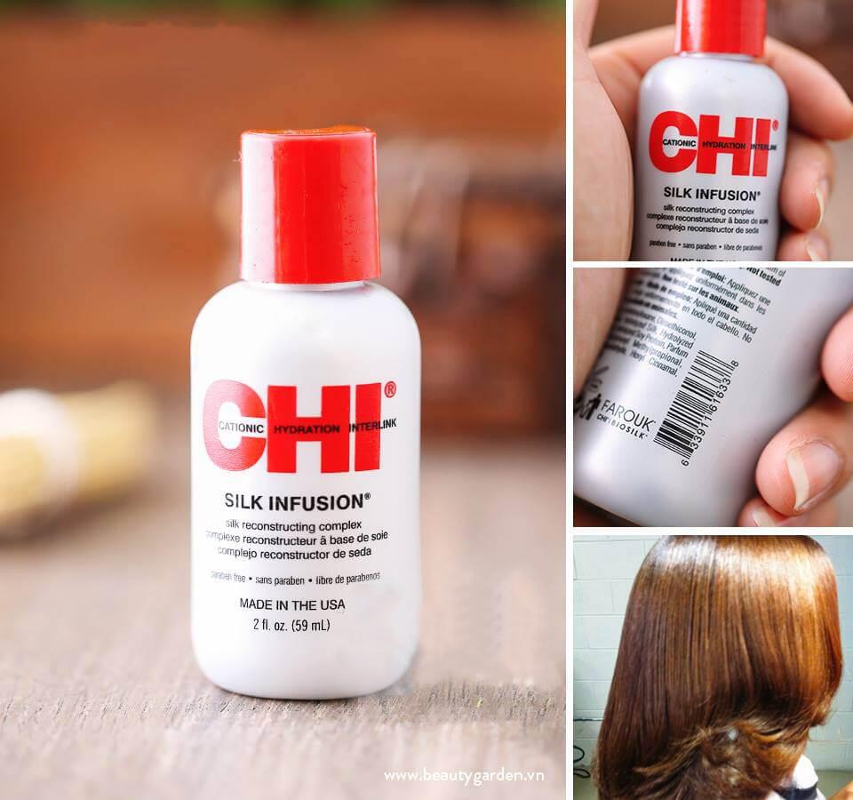 Tinh dầu dưỡng bóng tóc Chi Silk Infusion 59ml