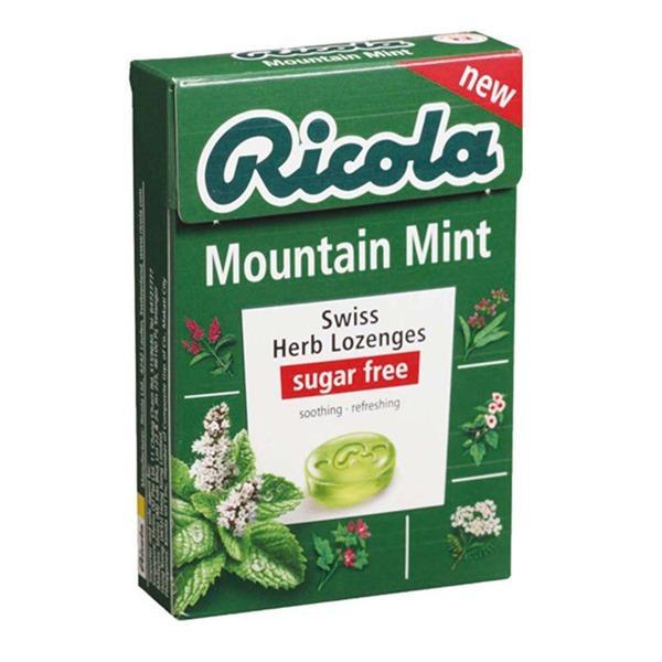 Bộ 3 Kẹo thảo mộc bạc hà Mountain Mint Ricola 45g ( Hộp)