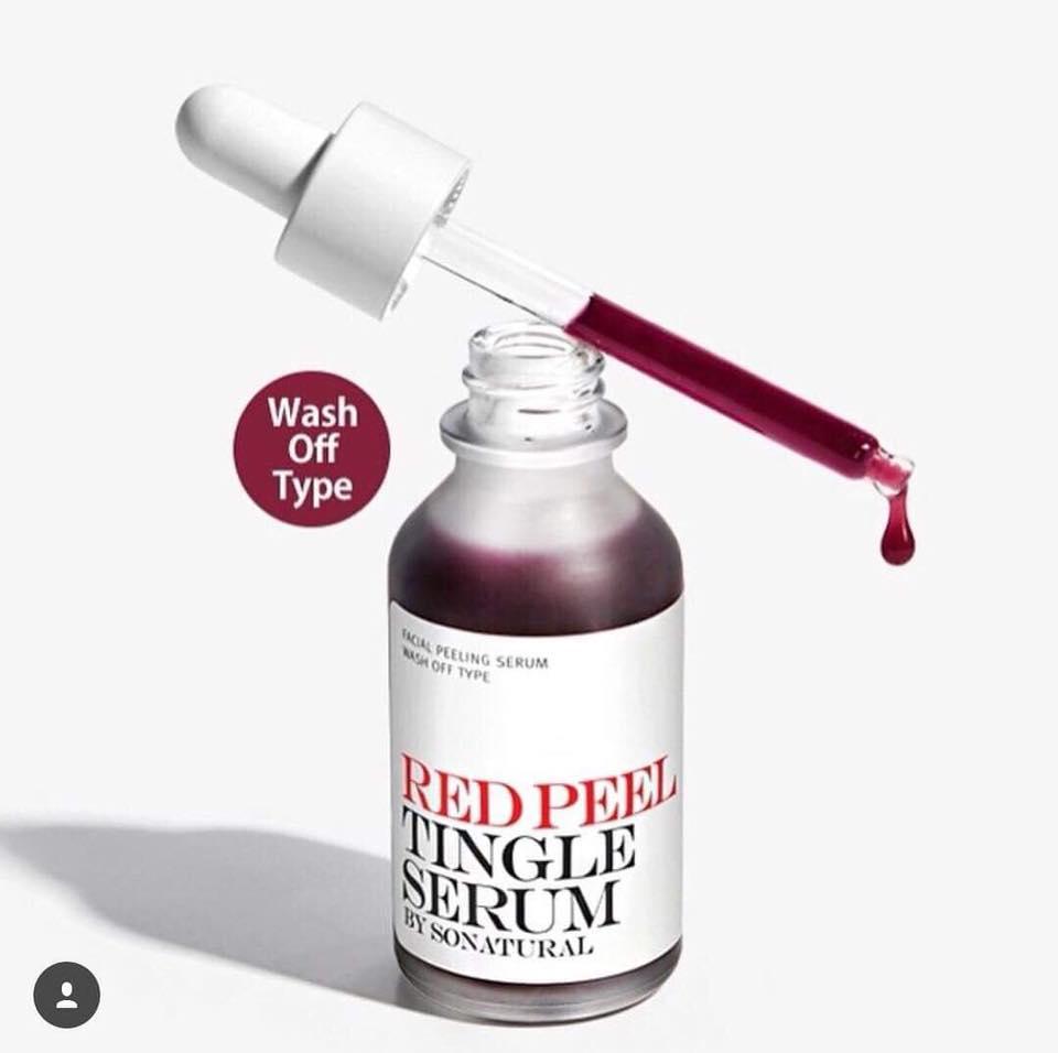 (35 ml ) Serum peel da hóa học RED PEEL TINGLE SERUM - PEEL DA KHÔNG BONG TRÓC