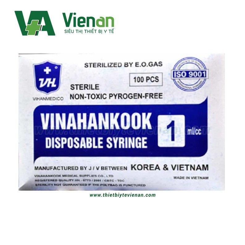 Ống Tiêm Vinahankook Disposable Syringe Sp020604 1ML